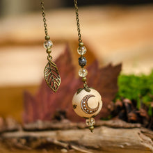 Load image into Gallery viewer, Crescent Moon - Wooden Pendulum