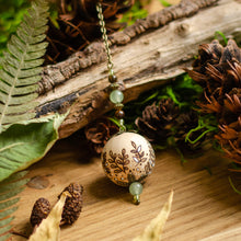 Load image into Gallery viewer, Florals & Leaves - Wooden Pendulum