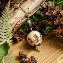 Load image into Gallery viewer, Florals & Leaves - Wooden Pendulum