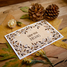 Load image into Gallery viewer, Grow Your Dreams - Nature Quote Art Print