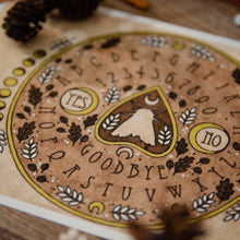 Load image into Gallery viewer, Moth & Moon Ouija Board - Witchy Art Print
