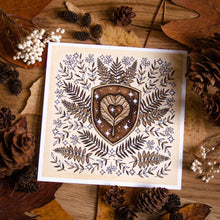 Load image into Gallery viewer, Flow Ogham Oracle - Mandala Art Print