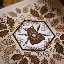 Load image into Gallery viewer, Flow Ogham Oracle - Mandala Art Print