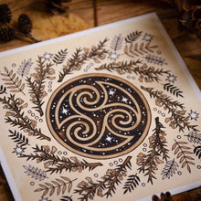 Load image into Gallery viewer, Flow Ogham Oracle - Mandala Art Print