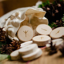 Load image into Gallery viewer, Traditional Wooden Rune Set
