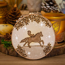 Load image into Gallery viewer, Wildera Lenormand Large Wooden Hanging Ornament