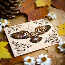 Load image into Gallery viewer, Flying Moon Owl - ACEO Mini Print
