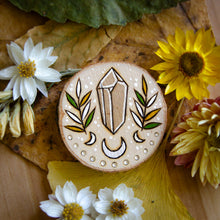 Load image into Gallery viewer, Herbs &amp; Crystals - Wooden Amulet Pack
