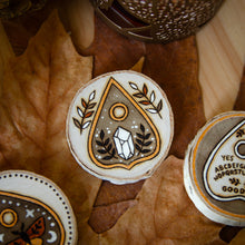 Load image into Gallery viewer, Mini Ouija Planchettes - Wooden Amulet Pack
