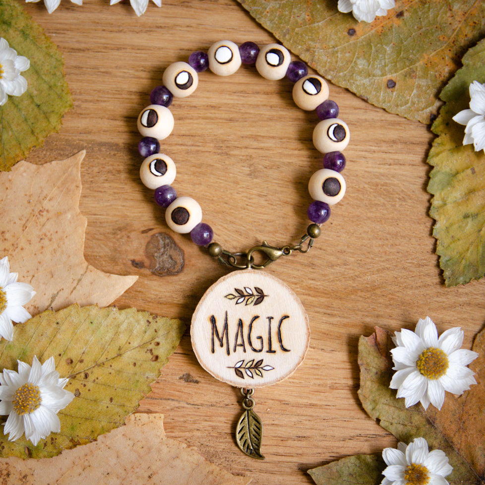 Word of Power: Magic - Mini Moon Meditation Beads