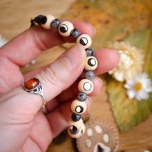 Load image into Gallery viewer, Wild Wolf Print - Mini Moon Meditation Beads
