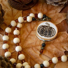 Load image into Gallery viewer, Halloween Pumpkin - Meditation Beads
