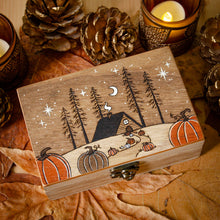 Load image into Gallery viewer, Pumpkin Cabin - Wooden Tarot Box
