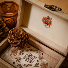 Load image into Gallery viewer, Pumpkin Cabin - Wooden Tarot Box
