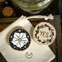 Load image into Gallery viewer, Magic Moonflowers - Yes/No Coins - Illustrated Divination Set
