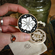 Load image into Gallery viewer, Magic Moonflowers - Yes/No Coins - Illustrated Divination Set
