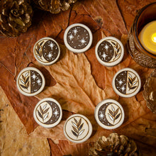 Load image into Gallery viewer, Autumn Pumpkin - Moon Runes Divination Set
