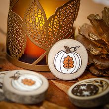 Load image into Gallery viewer, Autumn Pumpkin - Moon Runes Divination Set
