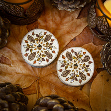 Load image into Gallery viewer, Autumn Mandala Yes/No Coins - Illustrated Divination Set
