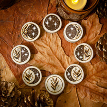 Load image into Gallery viewer, Maple Leaf - Moon Runes Divination Set
