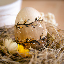 Load image into Gallery viewer, &#39;Copper Crown&#39; - Spring Decor - Medium Wooden Egg

