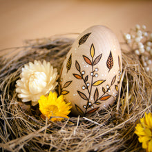 Load image into Gallery viewer, &#39;Amber Meadows&#39; - Spring Decor - Medium Wooden Egg

