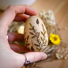 Load image into Gallery viewer, &#39;Amber Meadows&#39; - Spring Decor - Medium Wooden Egg

