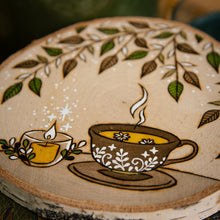 Load image into Gallery viewer, Tea Ceremony - Large Wooden Hanging Ornament
