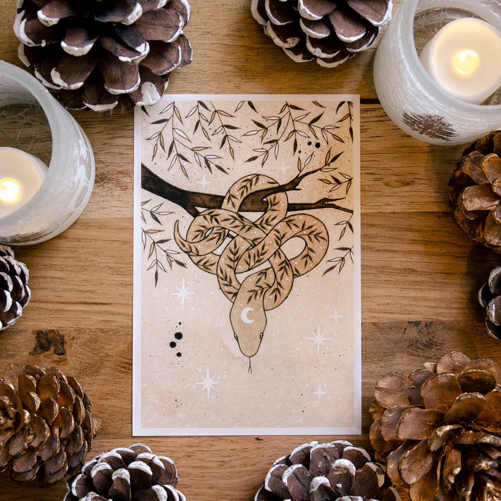 The Hanged One - Tarot Art Print