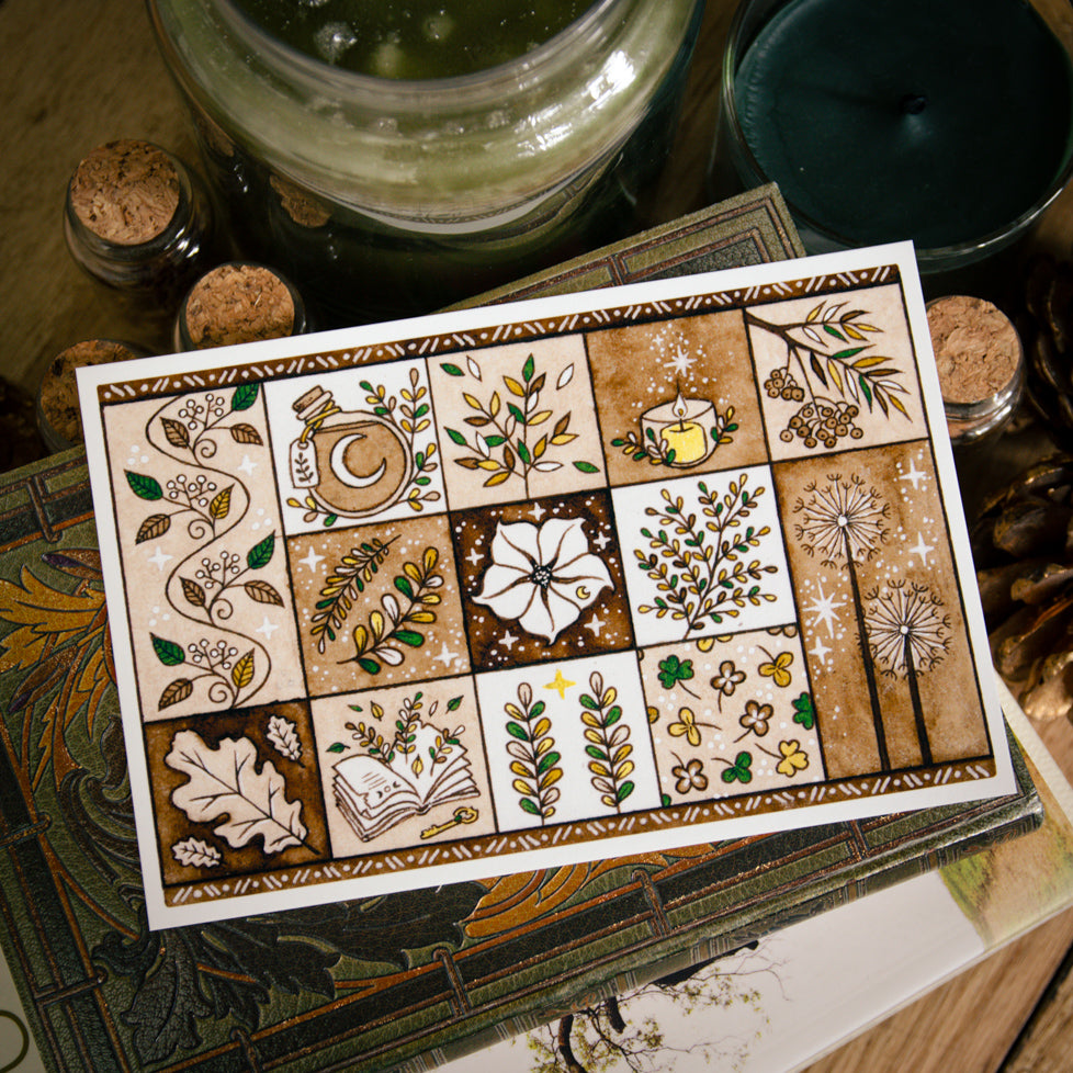 Garden Quilt - Art Print