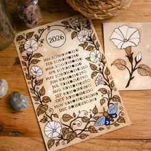 Load image into Gallery viewer, 2026 Pocket Moon Calendar - Art Print
