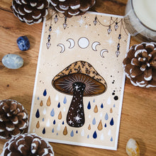 Load image into Gallery viewer, Ace of Mushrooms - Tarot Art Print
