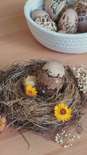 Load and play video in Gallery viewer, &#39;Copper Crown&#39; - Spring Decor - Medium Wooden Egg
