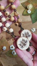Load and play video in Gallery viewer, Enchanting Oak Leaves - Ogham Meditation Beads
