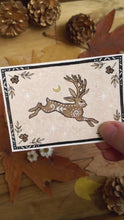 Load and play video in Gallery viewer, Whimsical Jackalope - ACEO Print
