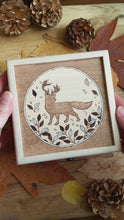 Load and play video in Gallery viewer, Whimsical Antlered Fox - Maple Wooden Box
