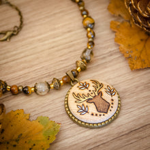 Load image into Gallery viewer, The Golden Stag - Reversible Necklace
