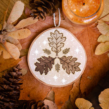 Load image into Gallery viewer, Fall Leaves - Large Wooden Hanging Ornament [Choose your Design]
