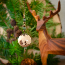 Load image into Gallery viewer, Magical Forest Landscape - Wooden Pendulum
